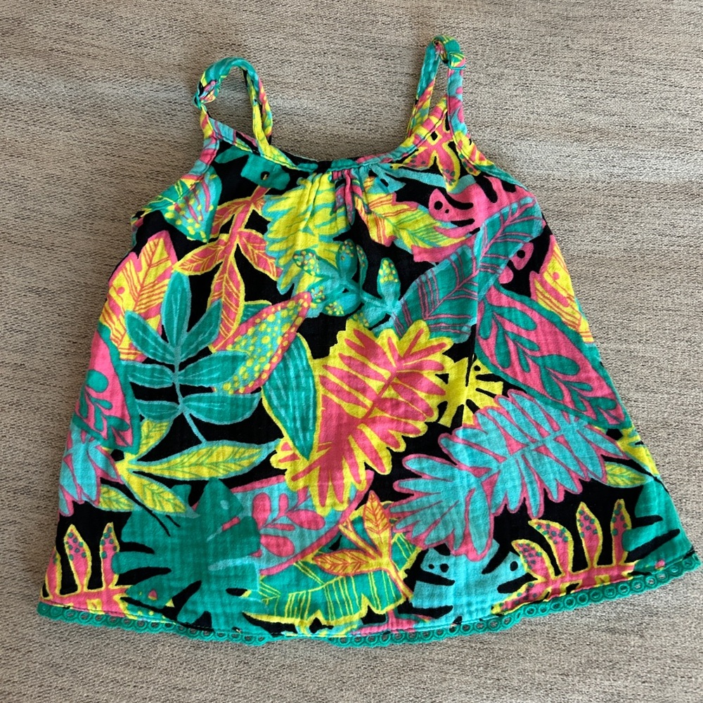 “CAT & JACK” GIRLS Tropical Tank Top